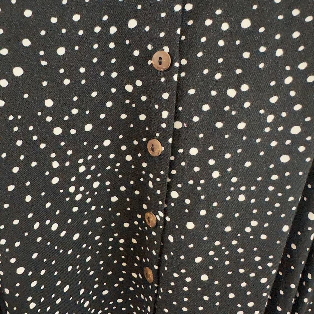 NWT Forever 21 Polka Dot Puff Sleeve Mini Dress - Picture 5 of 11